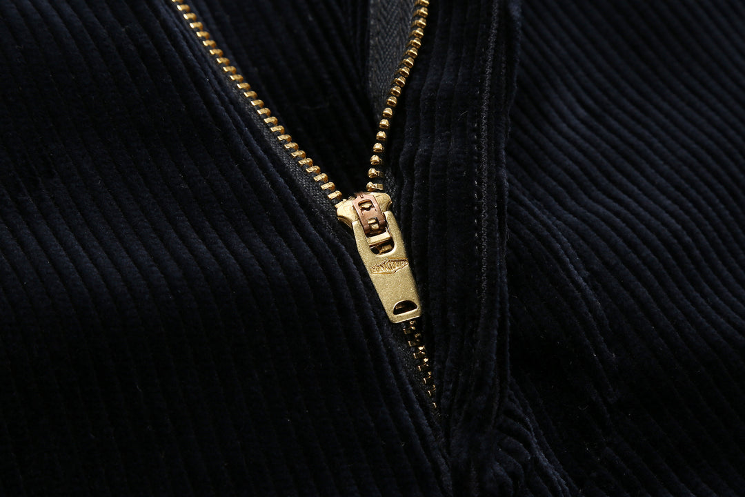 boncoura 8 wale corduroy 41 trousers navy made in japan