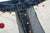 Brú na Bóinne 7776A 13.5oz Selvedge Denim - Patchwork Vintage Wash Made in Japan Button Detail Reverse Side