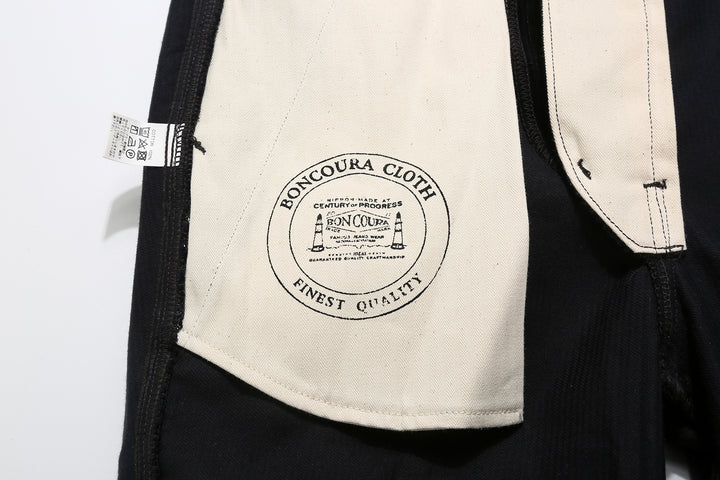 Boncoura 8W "kōruten" Corduroy 41 Trousers - Navy