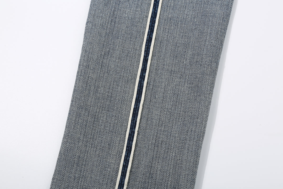Brú na Bóinne 7776A 13.5oz Selvedge Denim - Patchwork Vintage Wash Made in Japan Selvedge ID