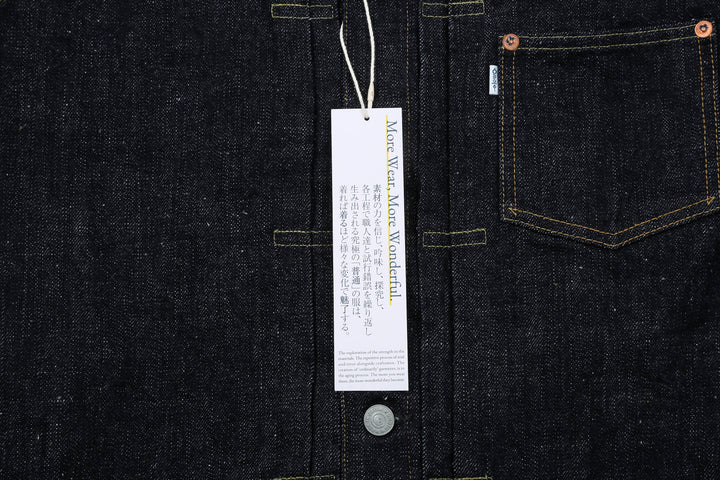 Omoto Denim 3111 15.5oz "Slub-Nep" Selvedge Type 1 Denim Jacket