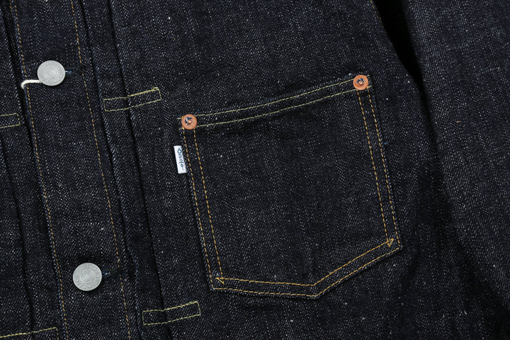 Omoto Denim 3111 15.5oz "Slub-Nep" Selvedge Type 1 Denim Jacket