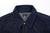 Deluxeware 7600 Wildman 10oz selvedge denim western shirt indigo collar