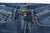 Brú na Bóinne 7772A 13.5oz Selvedge Denim - Midnight Flowers Vintage Wash Main Button