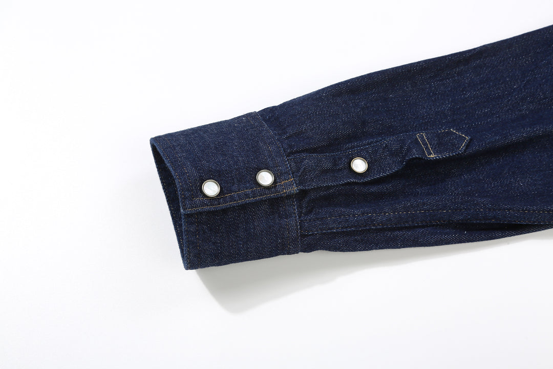 Deluxeware 7600 Wildman 10oz Denim Western Shirt
