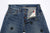 Brú na Bóinne 7772A 13.5oz Selvedge Denim - Midnight Flowers Vintage Wash Button Fly