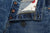Brú na Bóinne 7772A 13.5oz Selvedge Denim - Midnight Flowers Vintage Wash Button Fly