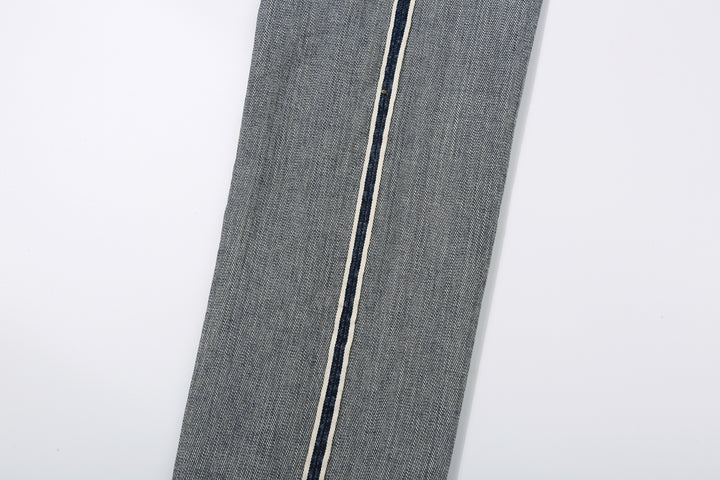 Brú na Bóinne 7772A 13.5oz Selvedge Denim - Midnight Flowers Vintage Wash Selvedge