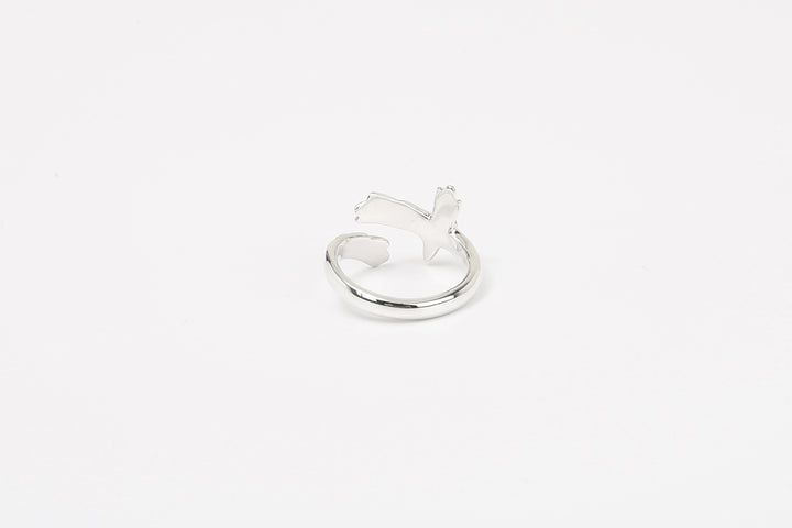 Moto Contemporary Native RC-02 Eagle Ring with K18 Gold Accent