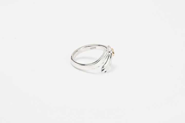 Moto Contemporary Native RC-02 Eagle Ring with K18 Gold Accent