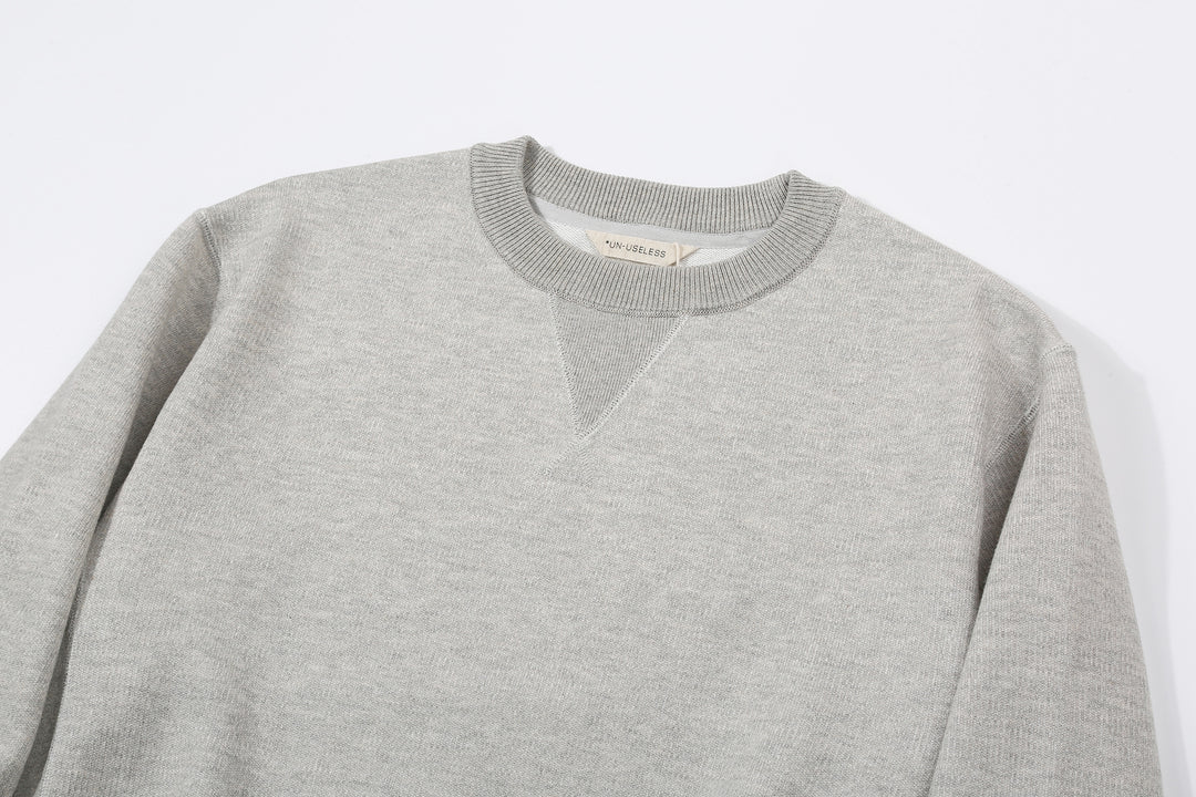 Un-Useless 170401 Swknit Inlay Sweatshirt- Crew Neck
