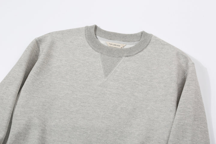 Un-Useless 170401 Swknit Inlay Sweatshirt- Crew Neck
