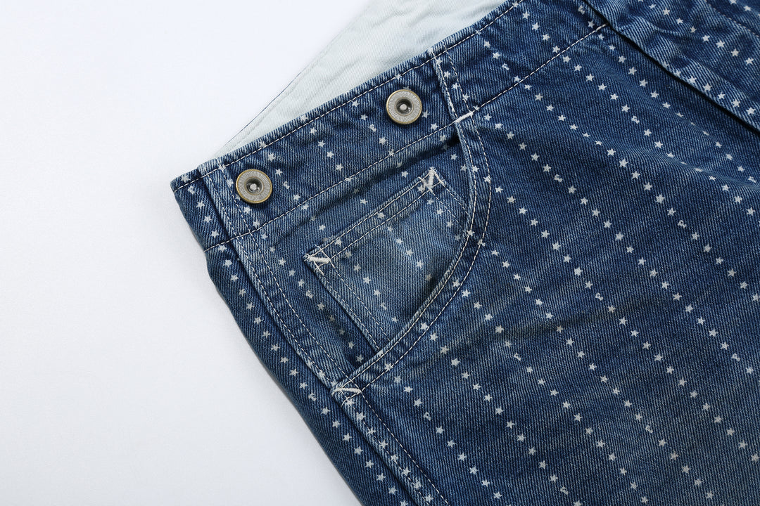 Fullcount 1138HW Star Wabash Workers Pants - Vintage Wash