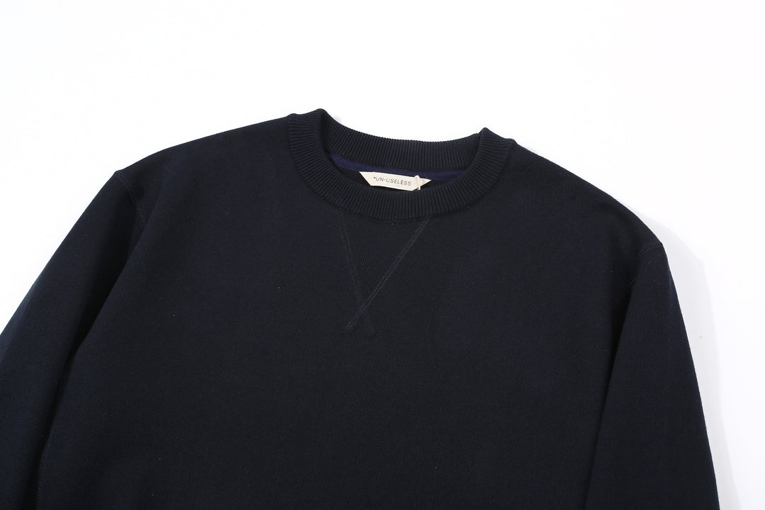 Un-Useless 170401 Swknit Inlay Sweatshirt- Crew Neck