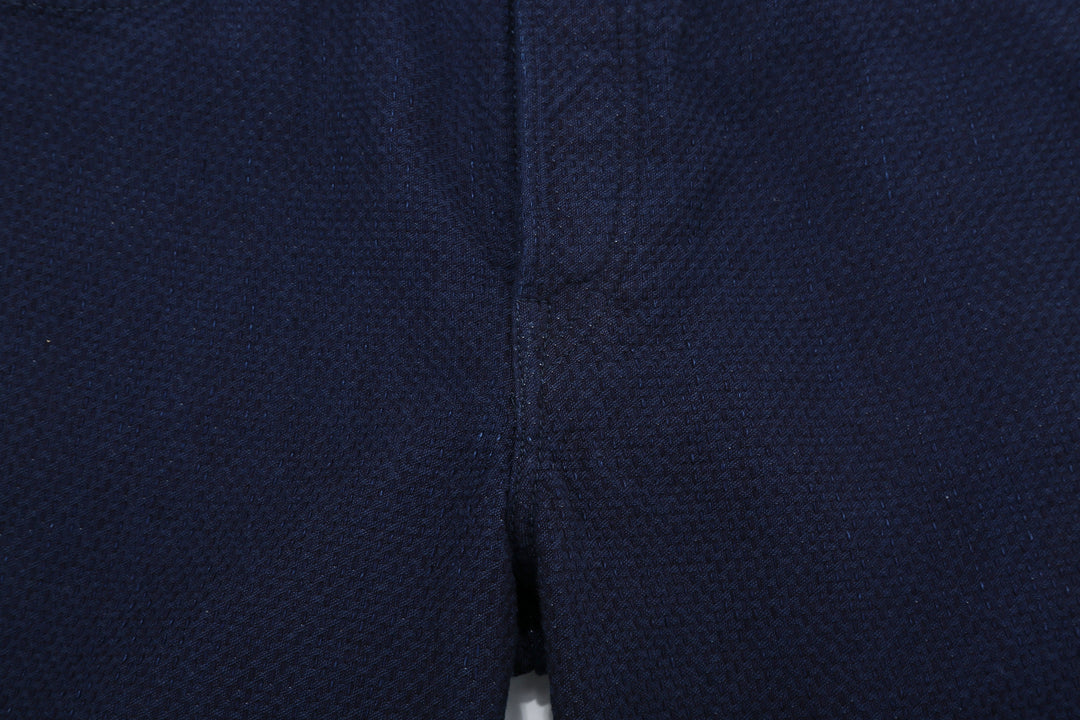 Omoto Denim 0621 "Ori-Sashi" Indigo Sashiko Trousers - Relaxed Tapered Fit