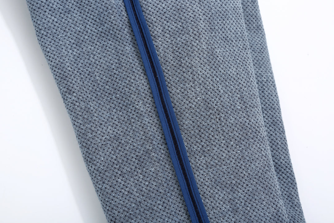 Omoto Denim 0621 "Ori-Sashi" Indigo Sashiko Trousers - Relaxed Tapered Fit