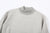 Un-Useless 170402 inlay knit mock neck sweatshirt made in Japan cotton knit grey neck detail