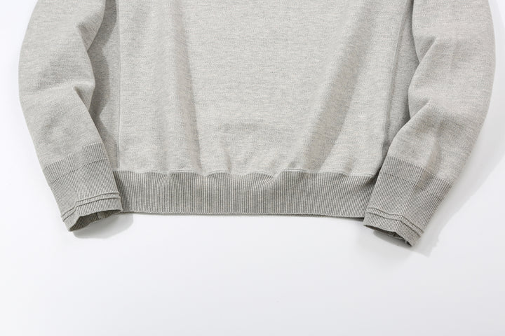 Un-Useless 170402 Swknit Inlay Sweatshirt - Mock Neck
