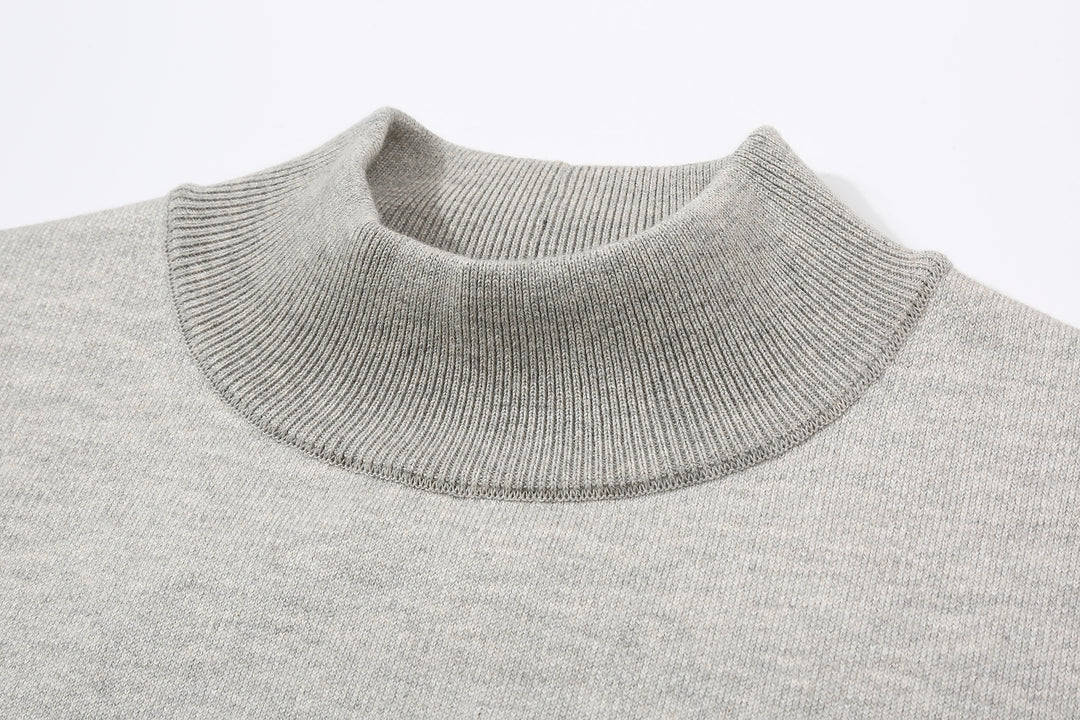 Un-Useless 170402 Swknit Inlay Sweatshirt - Mock Neck