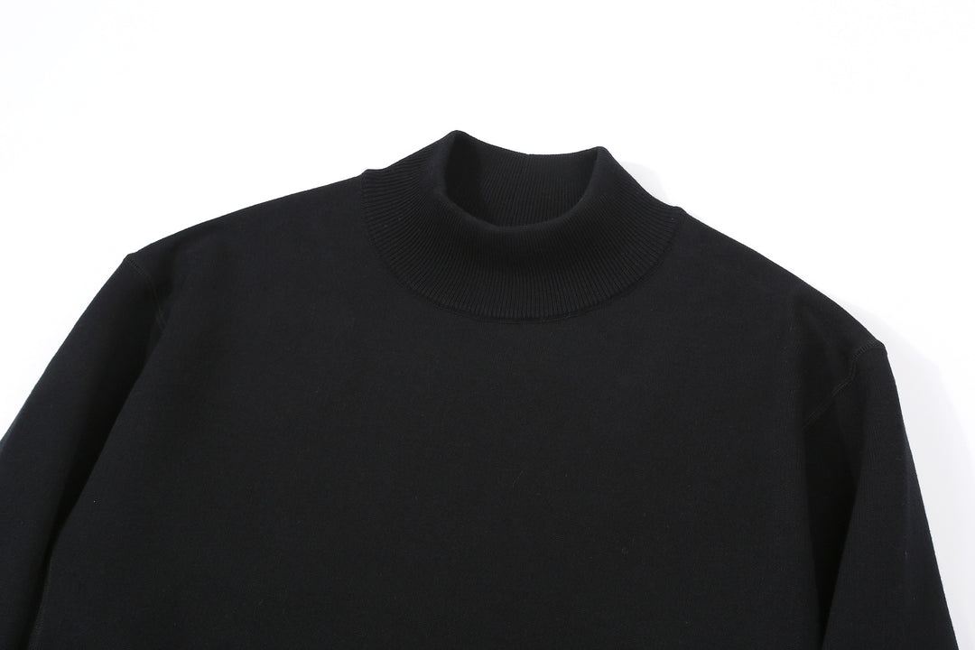 Un-Useless 170402 Swknit Inlay Sweatshirt - Mock Neck