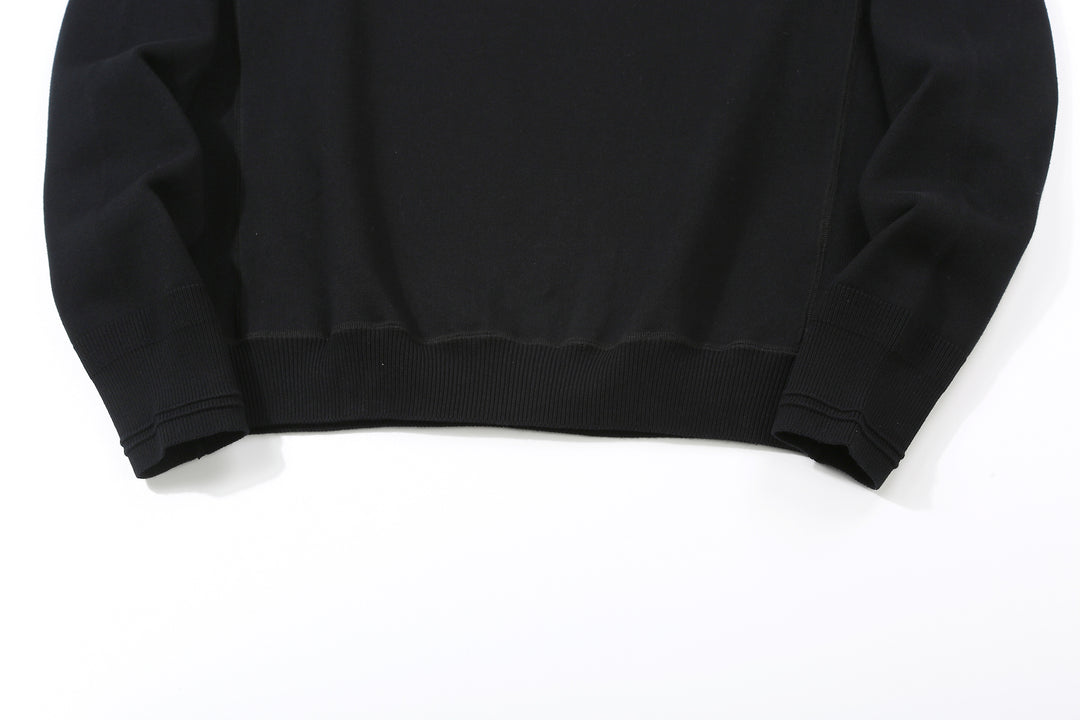 Un-Useless 170402 Swknit Inlay Sweatshirt - Mock Neck