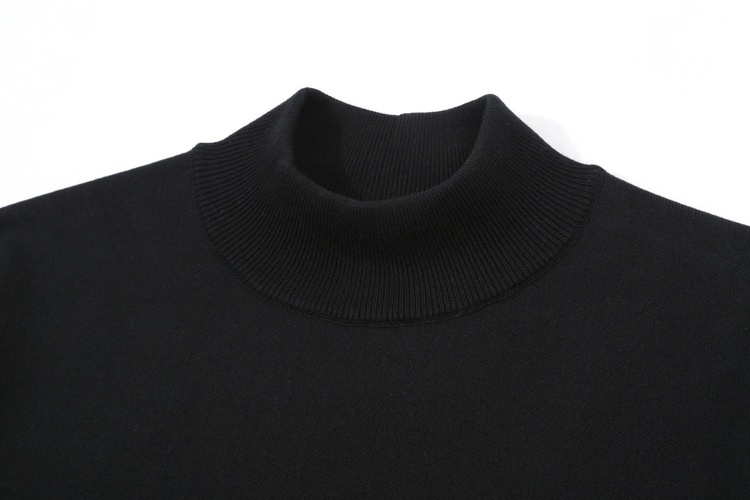 Un-Useless 170402 Swknit Inlay Sweatshirt - Mock Neck