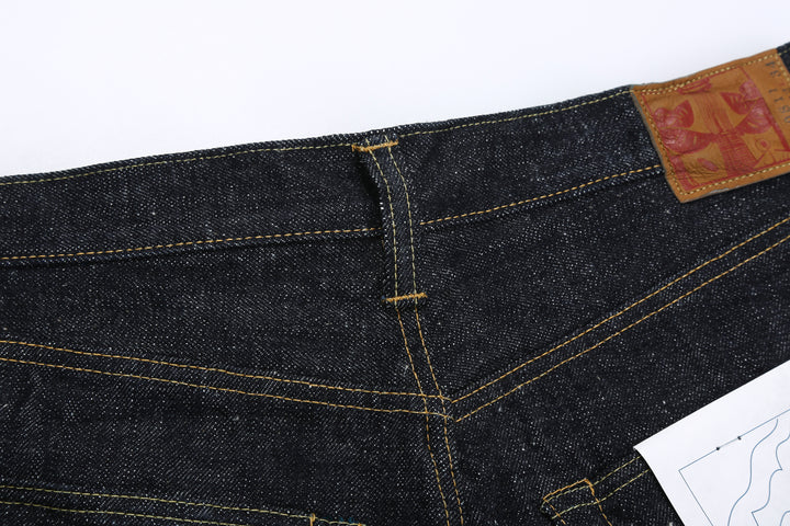 Omoto Denim 0811 15.5oz "Slub-Nep" Selvedge Denim - Wide Straight Fit
