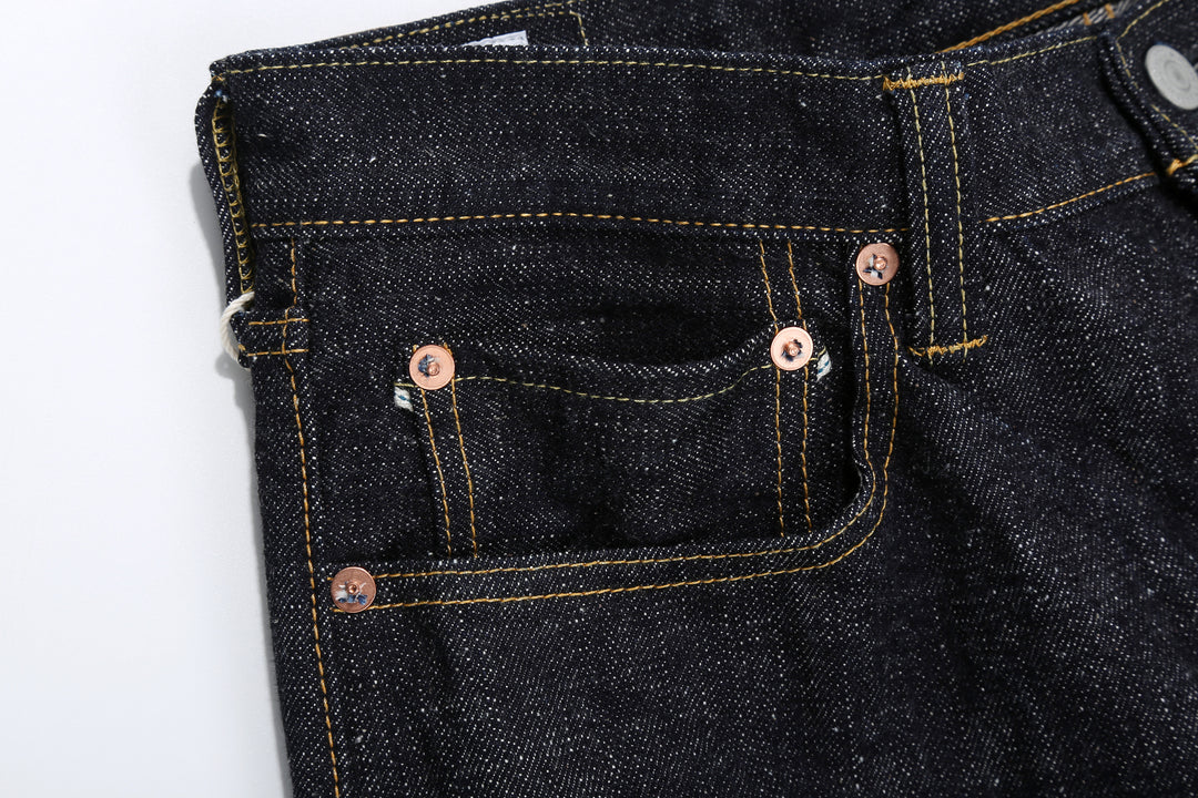 Omoto Denim 0411 15.5oz "Slub-Nep" Selvedge Denim - Slim Tapered Fit