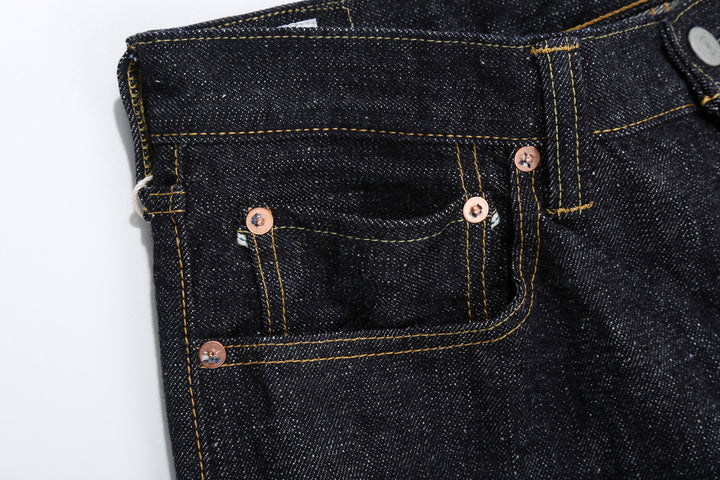 Omoto Denim 0411 15.5oz "Slub-Nep" Selvedge Denim - Slim Tapered Fit