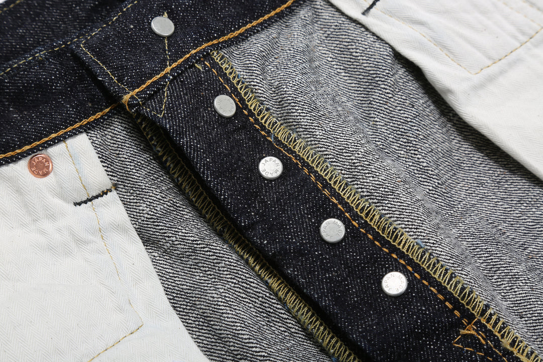 Omoto Denim 0411 15.5oz "Slub-Nep" Selvedge Denim - Slim Tapered Fit