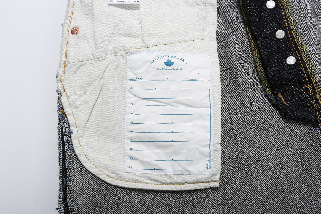 Omoto Denim 0411 15.5oz "Slub-Nep" Selvedge Denim - Slim Tapered Fit