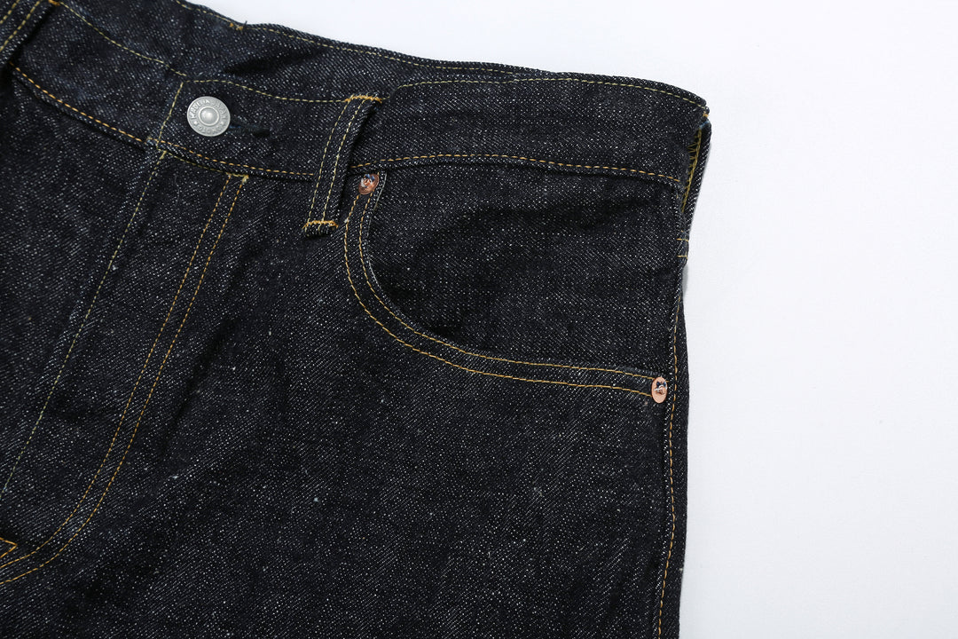 Omoto Denim 0811 15.5oz "Slub-Nep" Selvedge Denim - Wide Straight Fit