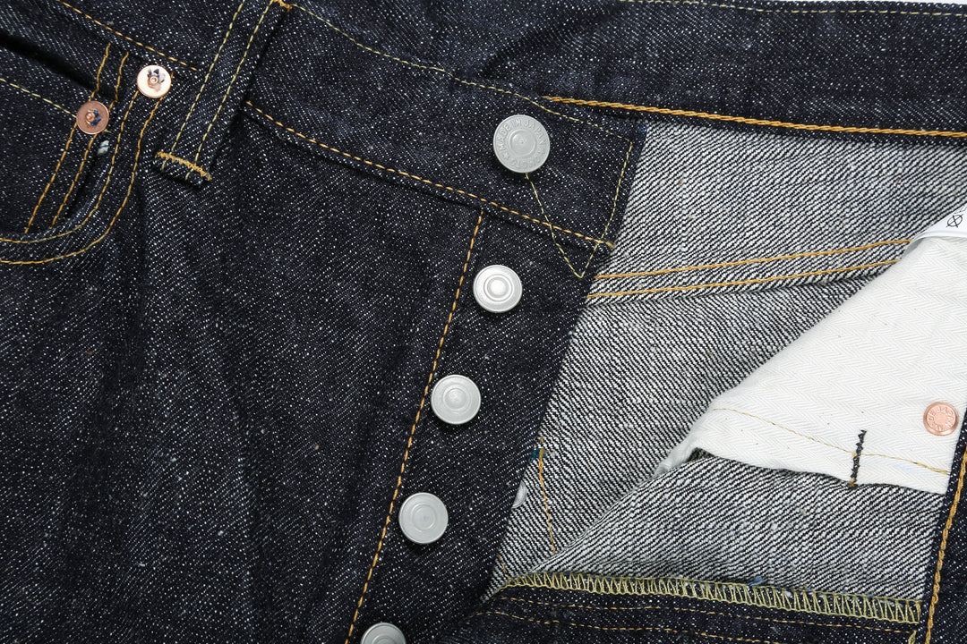 Omoto Denim 0811 15.5oz "Slub-Nep" Selvedge Denim - Wide Straight Fit