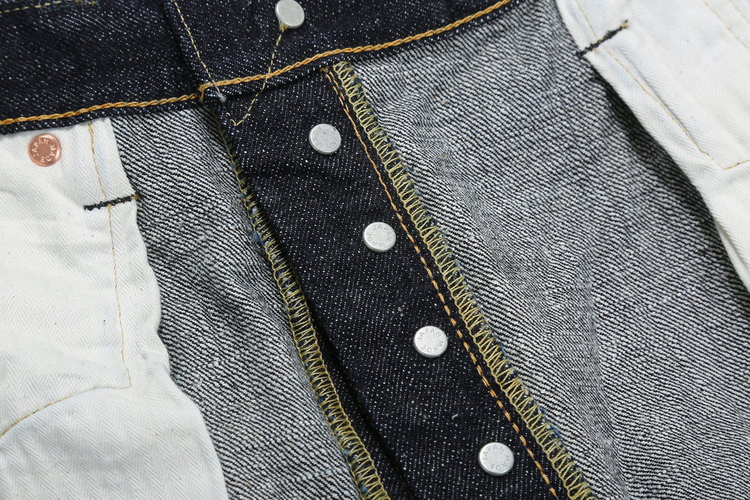 Omoto Denim 0811 15.5oz "Slub-Nep" Selvedge Denim - Wide Straight Fit