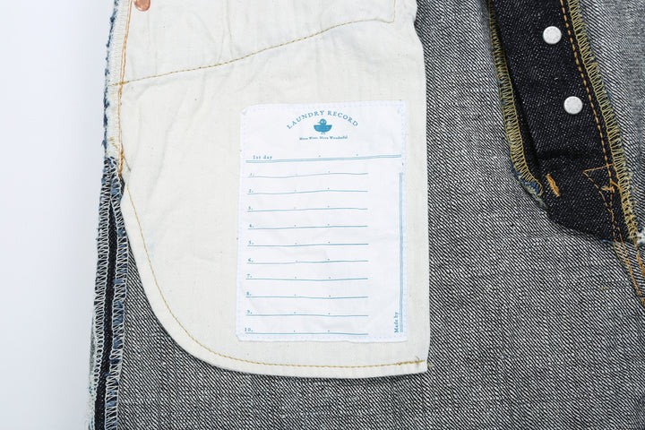 Omoto Denim 0811 15.5oz "Slub-Nep" Selvedge Denim - Wide Straight Fit