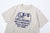 Warehouse Lot 4601 short sleeve shadow border slub yarn crew neck T-shirt made in Japan oatmeal front view printing