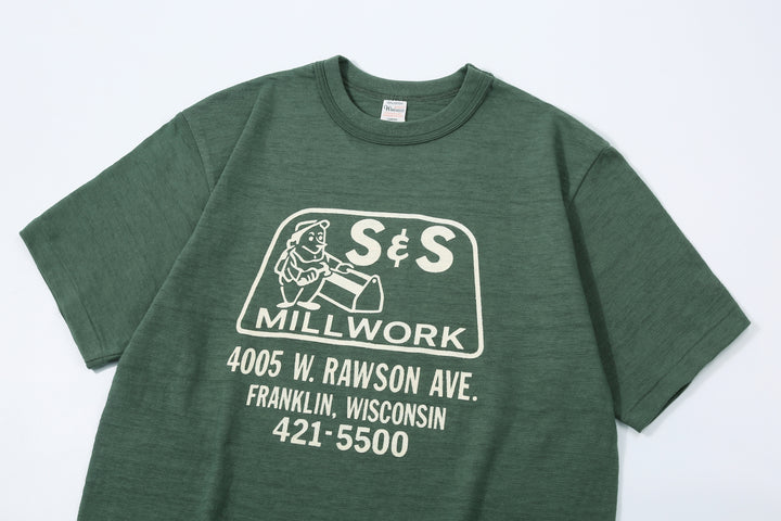 Warehouse Lot 4601 S&S Shadow Border Slub Yarn T-Shirt