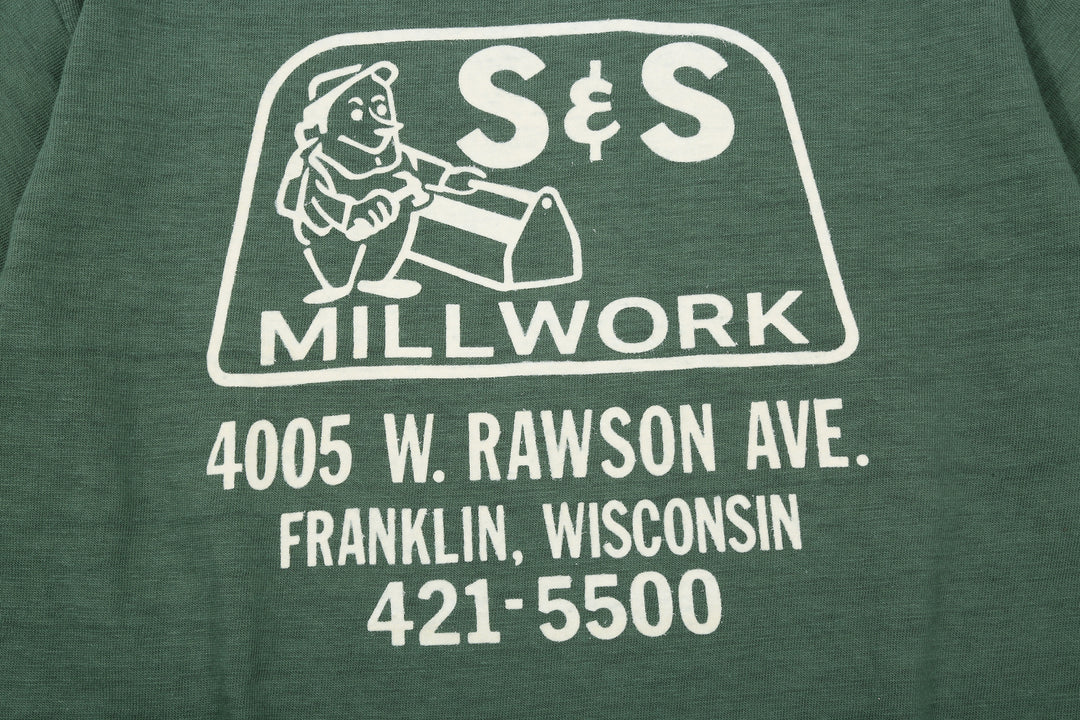 Warehouse Lot 4601 S&S Shadow Border Slub Yarn T-Shirt