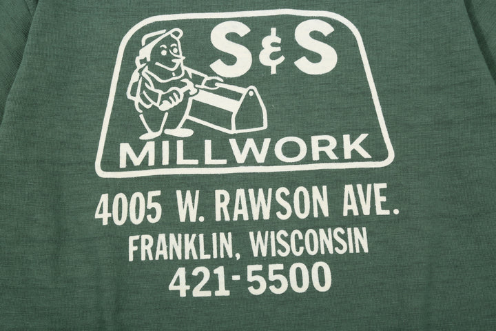 Warehouse Lot 4601 S&S Shadow Border Slub Yarn T-Shirt