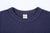 Warehouse Lot 4601 shadow border slub yarn crew neck T-shirt made in Japan navy collar close up