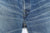 Warehouse 1101 2nd hand selvedge denim jeans vintage wash light indigo straight fit made in Japan crotch seam detail
