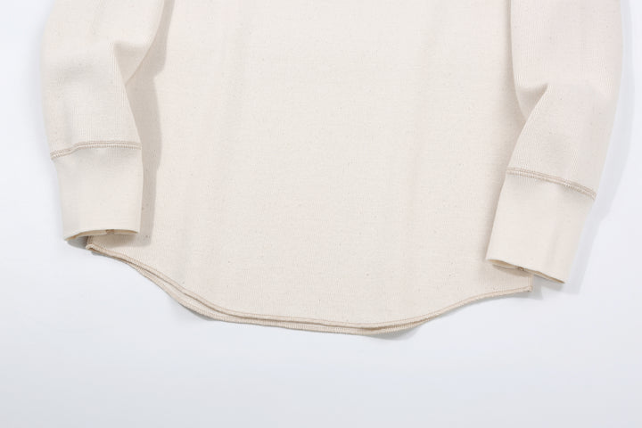 Freewheelers 2525001 Heavyweight Rib-Knit Long Sleeve T-Shirt – Crew Neck