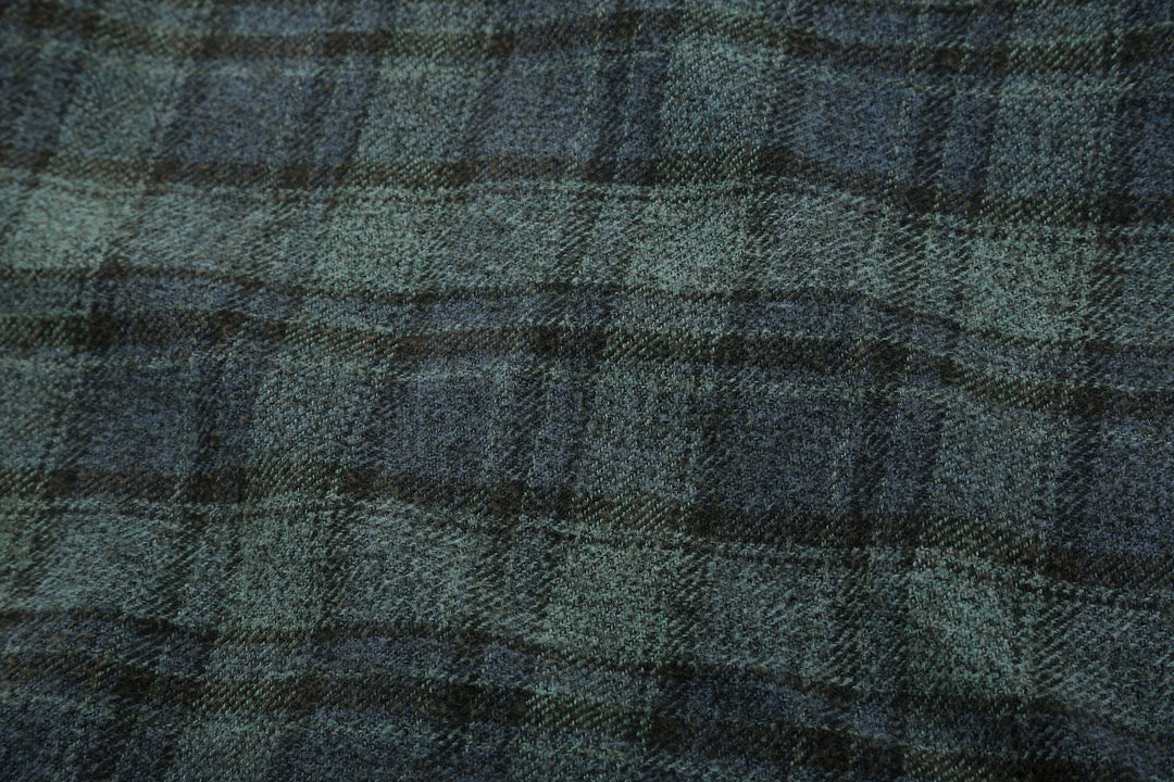 Sugar & Co SGR-BTS01V box check shirt vintage wash fabric close up