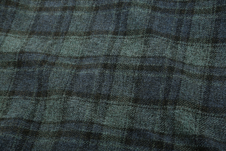 Sugar & Co SGR-BTS01V box check shirt vintage wash fabric close up