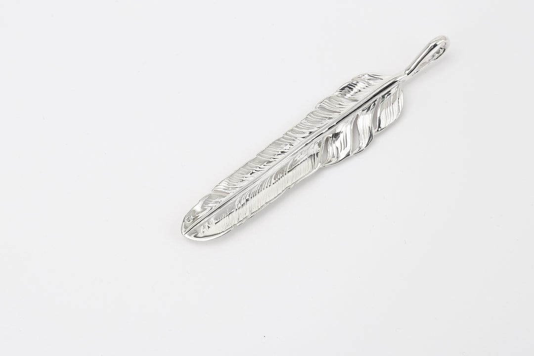 Moto Hideo Motoike FT-41 Silver "Kazekiri" Flight Feather – Extra Large
