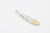 Moto Hideo Motoike FT-50 K18 Gold-Tipped Kazekiri Flight Feather Large_back side detail
