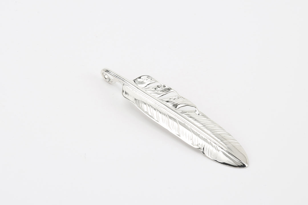 Moto Hideo Motoike FT-51 Silver Kazekiri Flight Feather – Large detail feather