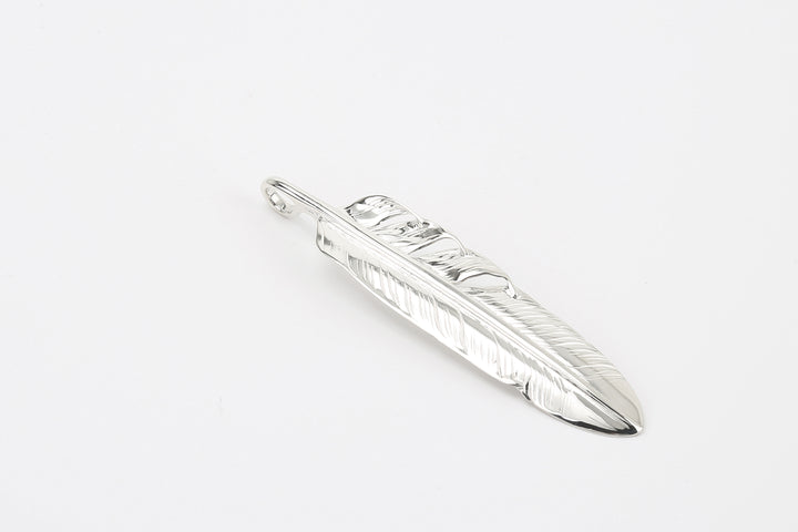Moto Hideo Motoike FT-51 Silver Kazekiri Flight Feather – Large detail feather
