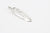 Moto Hideo Motoike FT-51 Silver Kazekiri Flight Feather – Large detail tip
