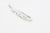 Moto Hideo Motoike FT-51 Silver Kazekiri Flight Feather – Large detail back size tip